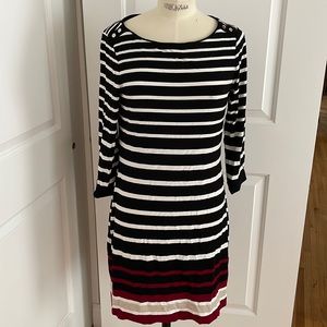 White House Black Market mid length stretchy dress size M
